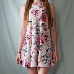 Floral mini dress